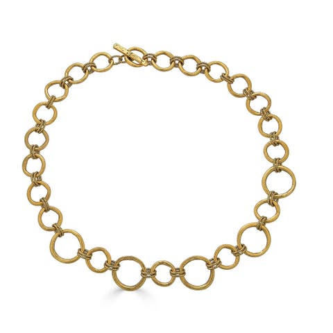 Sculpted Circle Necklace