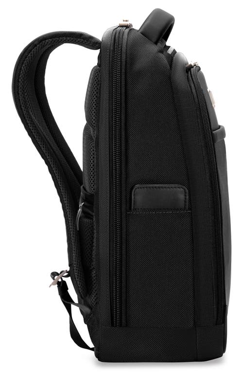 Briggs & Riley Work Slim Backpack In Black