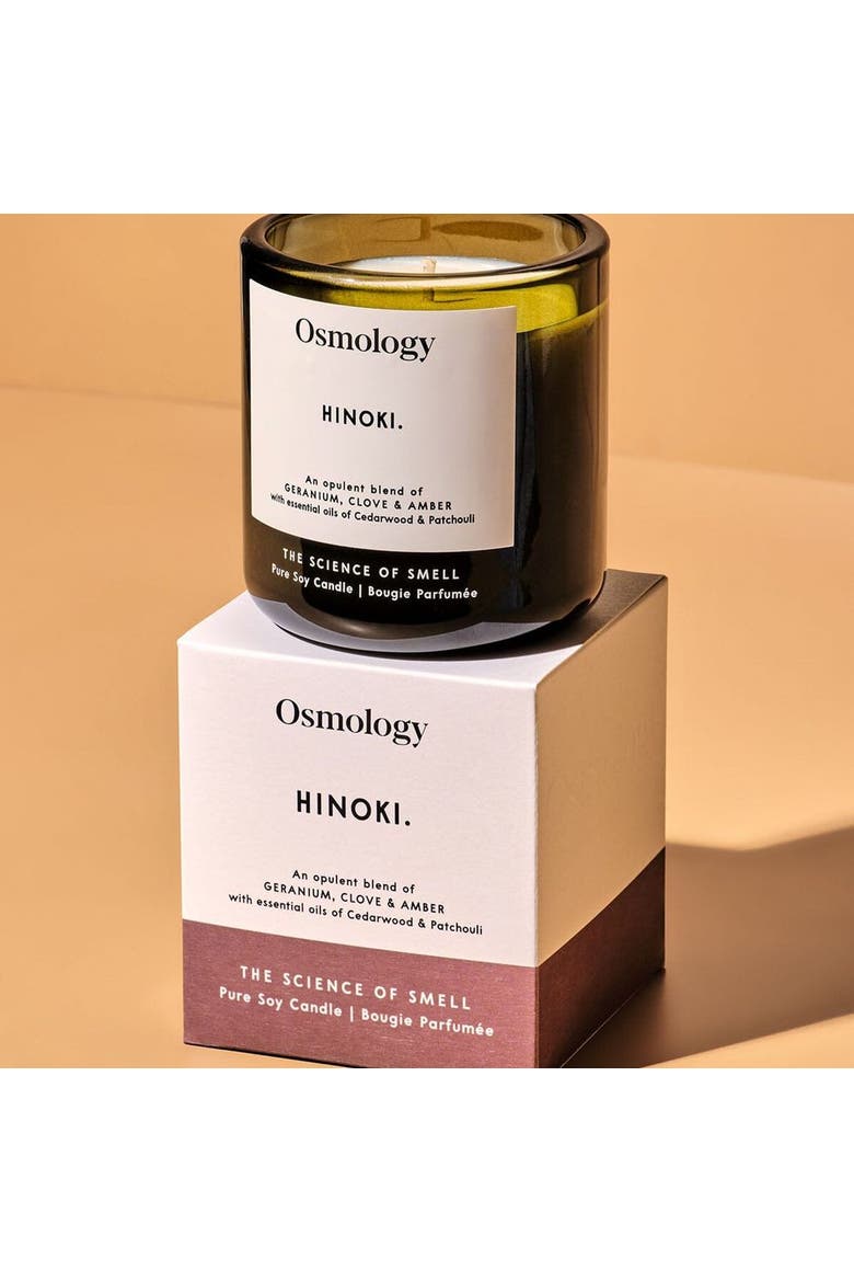 Hinoki Scented Candle, Alternate, color, black