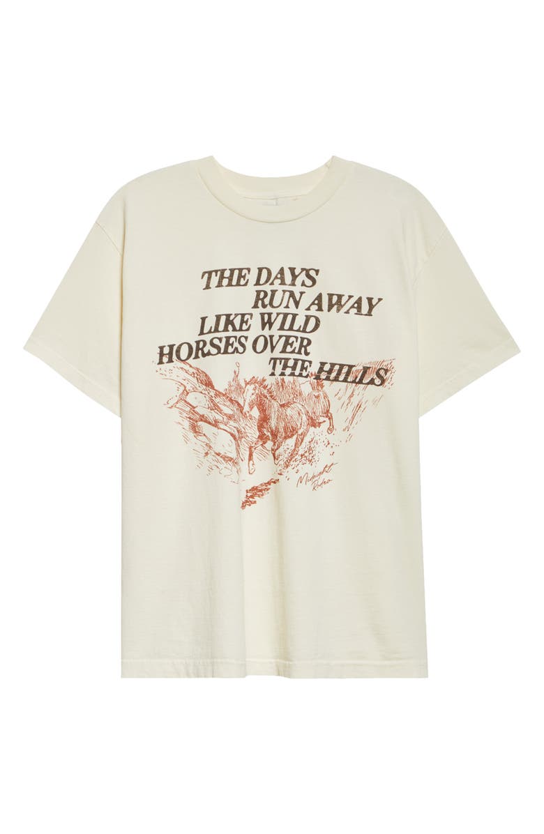 MIDNIGHT RODEO Days Run Away Graphic T-Shirt, Alternate, color, Cream