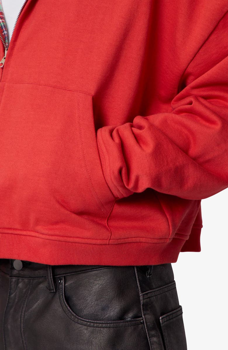 mnml Reversible Flannel Zip Hoodie, Alternate, color,