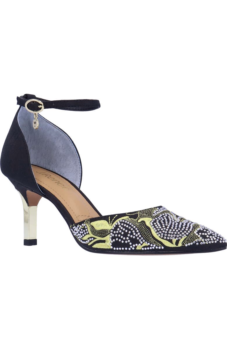 J. Reneé Payten Ankle Strap Pointed Toe Pump, Main, color,