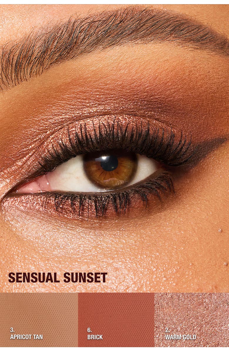 Charlotte Tilbury Beautifying Eye Trends Pallete, Alternate, color, Sensual Sunset