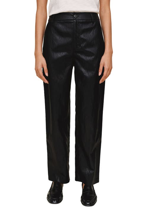 High Waist Faux Leather Pants