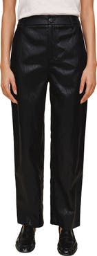 Bella Dahl High Waist Faux Leather Pants