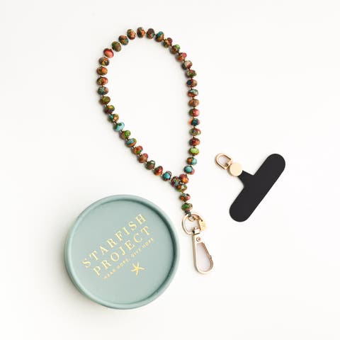Sedona Emperor Stone Beaded Phone Wrist Strap