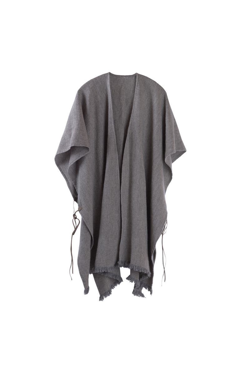 loom.ist Wool Poncho, Alternate, color, Grey