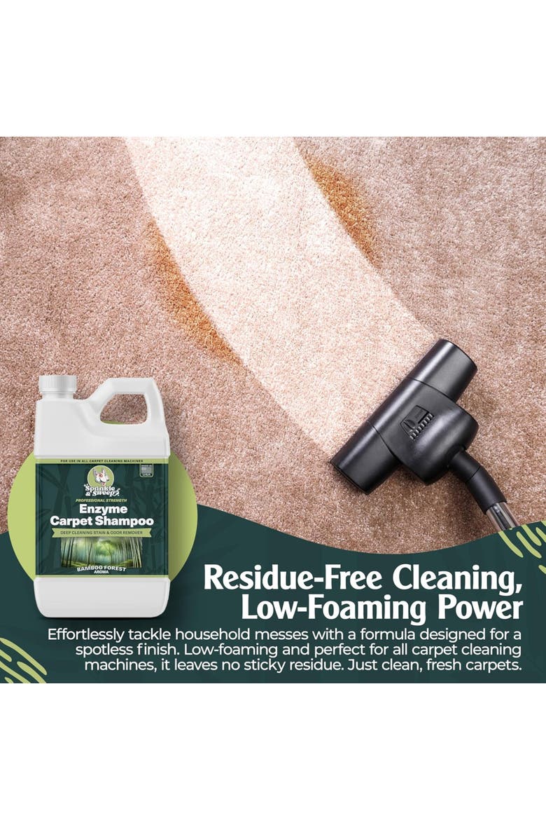 32 oz Enzyme Carpet Shampoo, Alternate, color, Multicolored