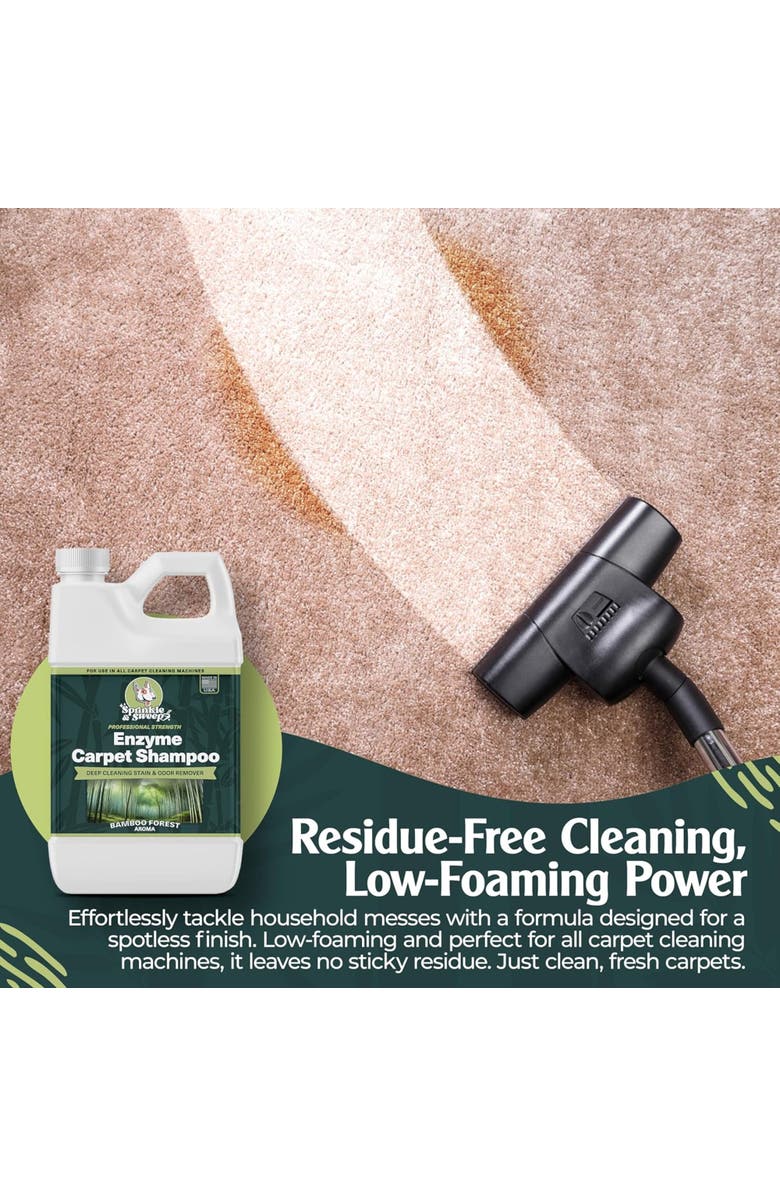 Sprinkle & Sweep 32 oz Enzyme Carpet Shampoo, Alternate, color, Multicolored