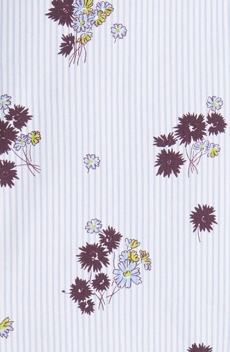 Paul Smith Tailored Fit Floral Stripe Cotton Dress Shirt, Alternate, color, 