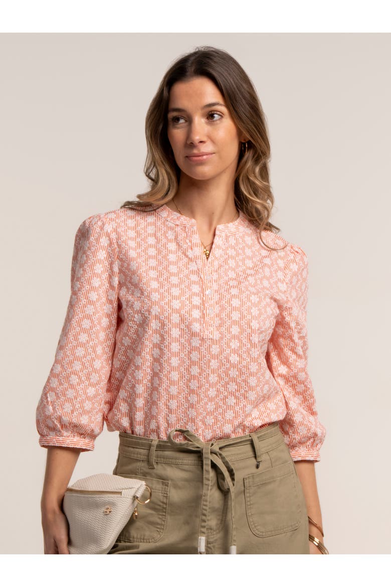 Fossil Blouse, Main, color, Coral