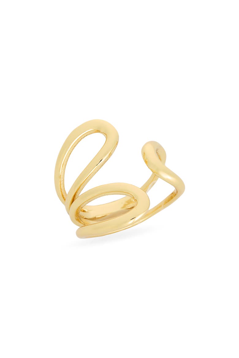 Demi Fine Spiral Wrap Ring, Main, color, GOLD