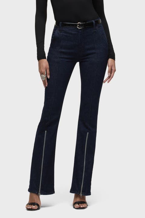 Barbara High-Rise Bootcut W/ Zippers