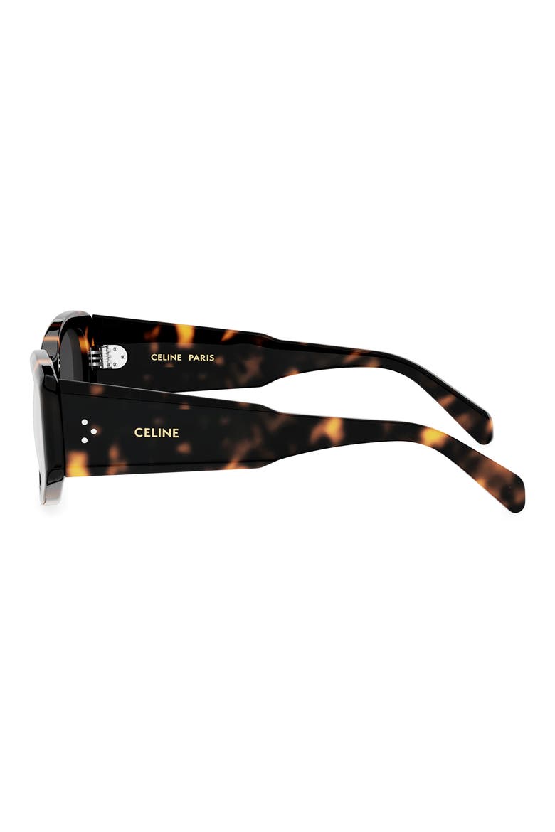 3 Dots 54mm Oval Sunglasses, Alternate, color, DARK HAVANA / SMOKE