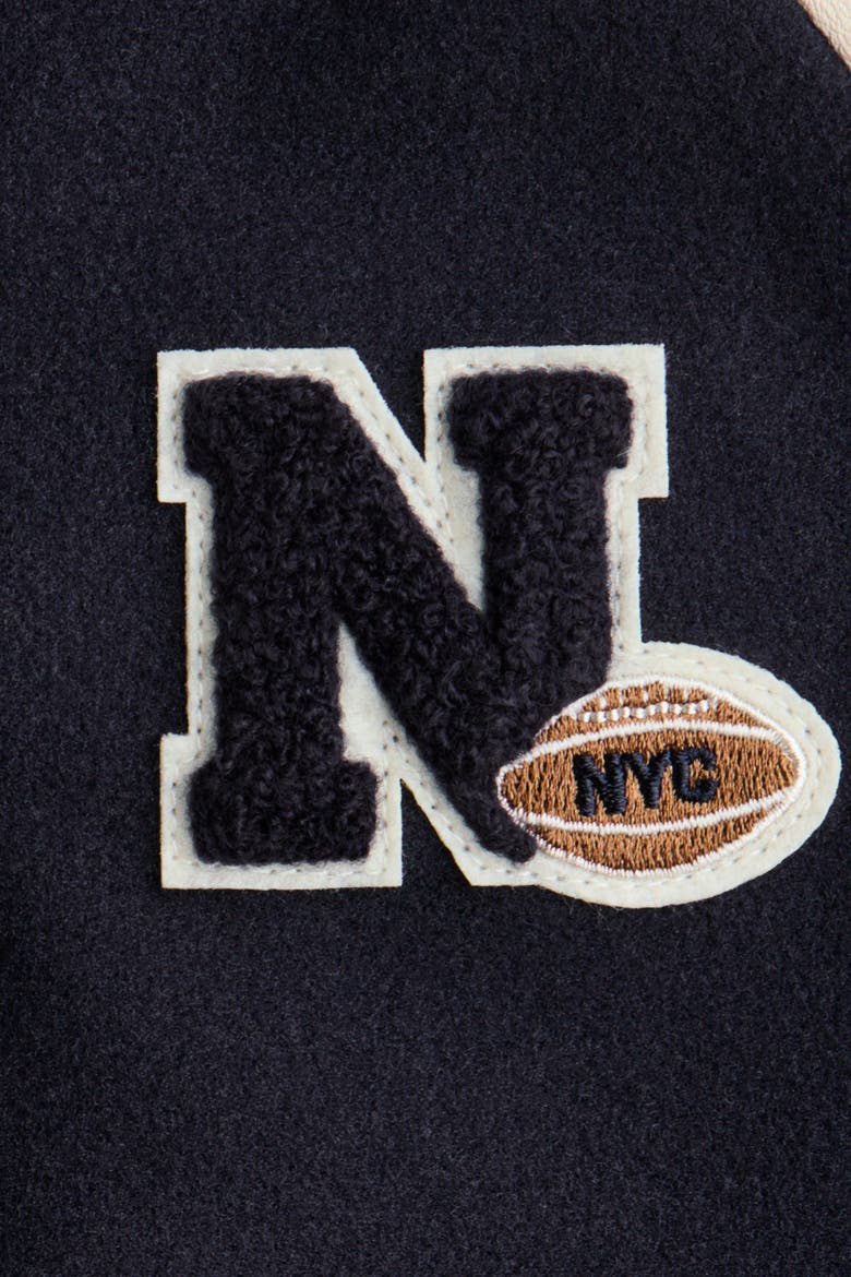 Baseball Jacket, Alternate, color, Navy blue/New York City