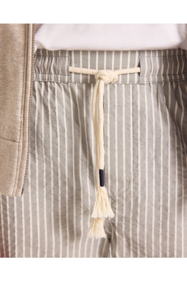 Sonoran Seersucker Relaxed Fit Seersucker Stripe Shorts, Alternate, color, ELEPHANT GREY/LATTE STRIPE