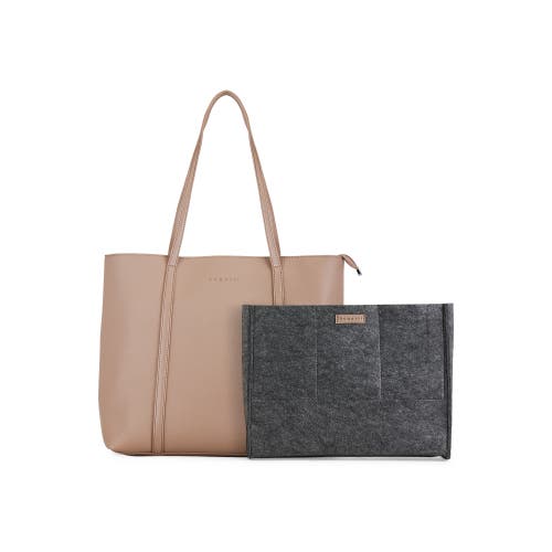 Bugatti Pure Tote Bag In Taupe