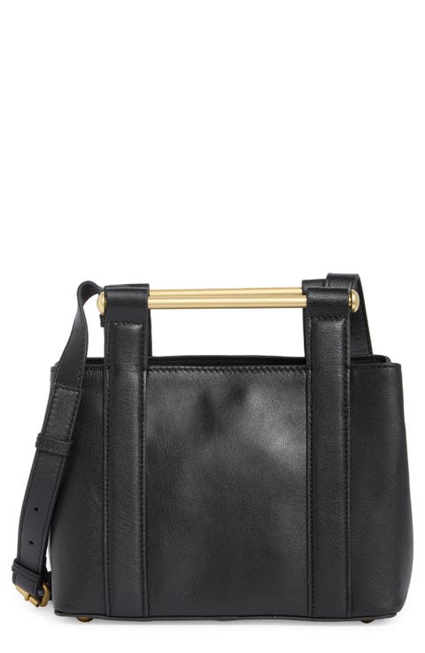 Jayda Leather Top Handle Bag