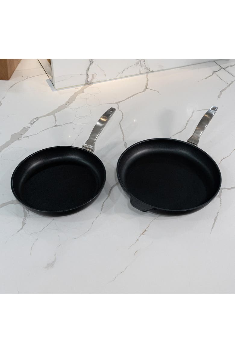 CHD Nonstick Fry Pan Duo, 9.5-Inch & 11-Inch, 2-Piece Set, Alternate, color, Black