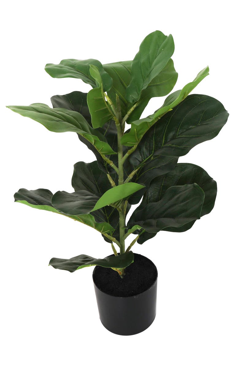 GINGER BIRCH STUDIO Green Faux Foliage Artificial Potted Plant, Alternate, color, 