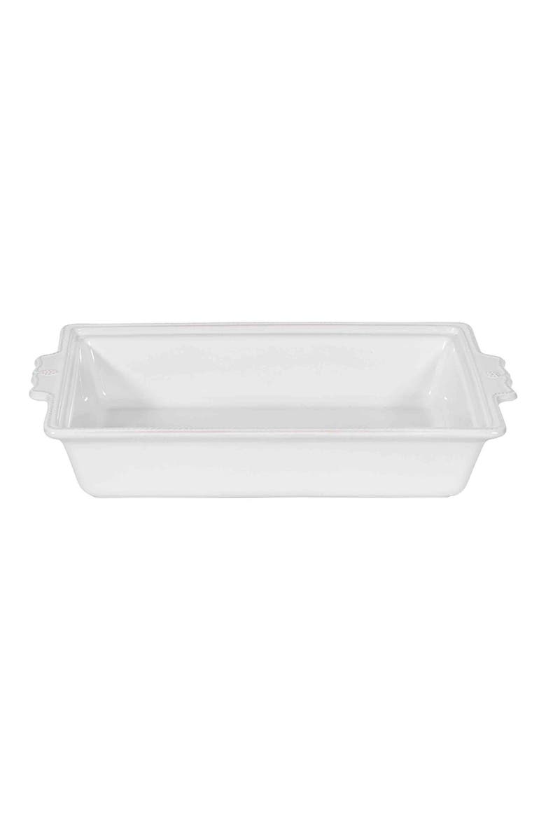 Berry & Thread 13-Inch Rectangular Ceramic Baking Dish with Lid, Alternate, color, WHITEWASH