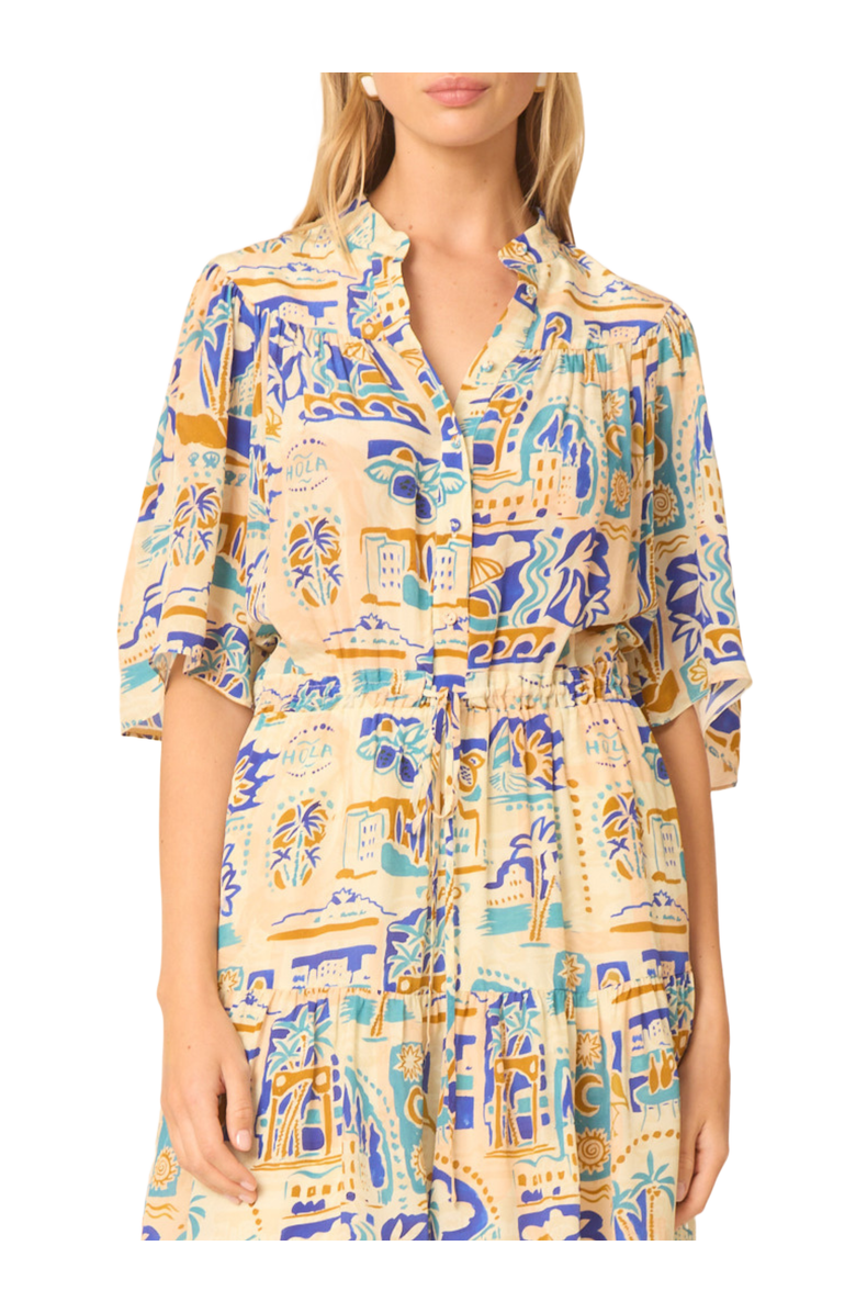 Gilner Farrar Adelyn Dress, Alternate, color, Seychelles