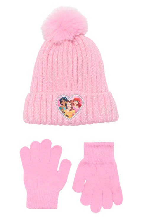 Kids' Disney Princess Beanie & Gloves Set