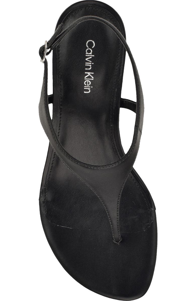 Calvin Klein Portia Ankle Strap Sandal, Alternate, color, Black