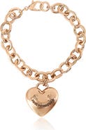 Juicy Couture Gold-Tone Chain Bracelet with Heart Charm