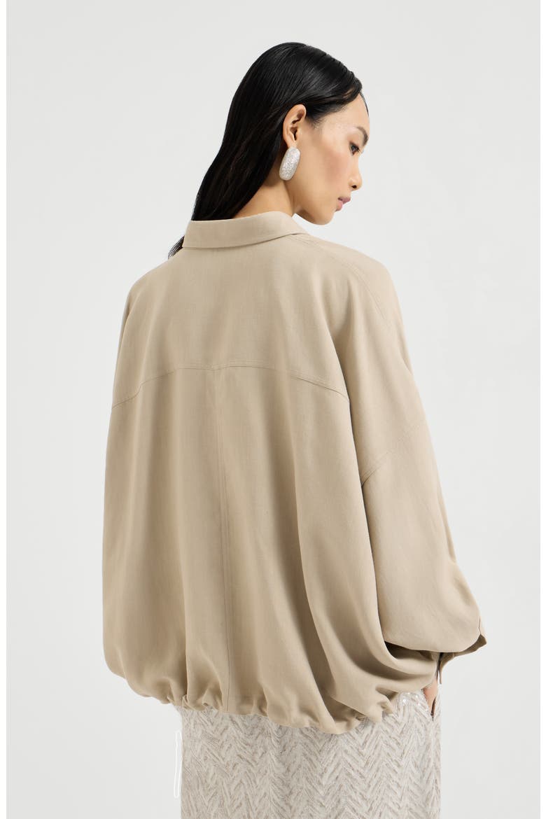 Fluid twill shirt, Alternate, color, Sand