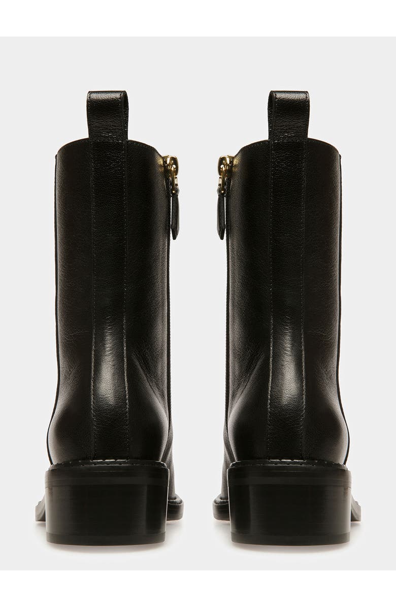 Bally Austine Leather Boots, Alternate, color, Black