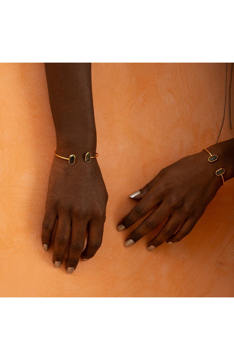 Dhwani Bhansal ZELENA BRACELET, Alternate, color, Gold Plated