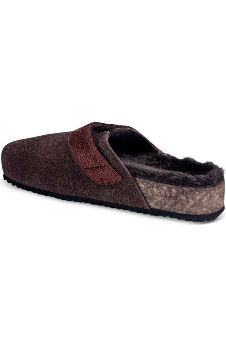FLEKS Puente Genuine Shearling Lined Clog, Alternate, color, Espresso
