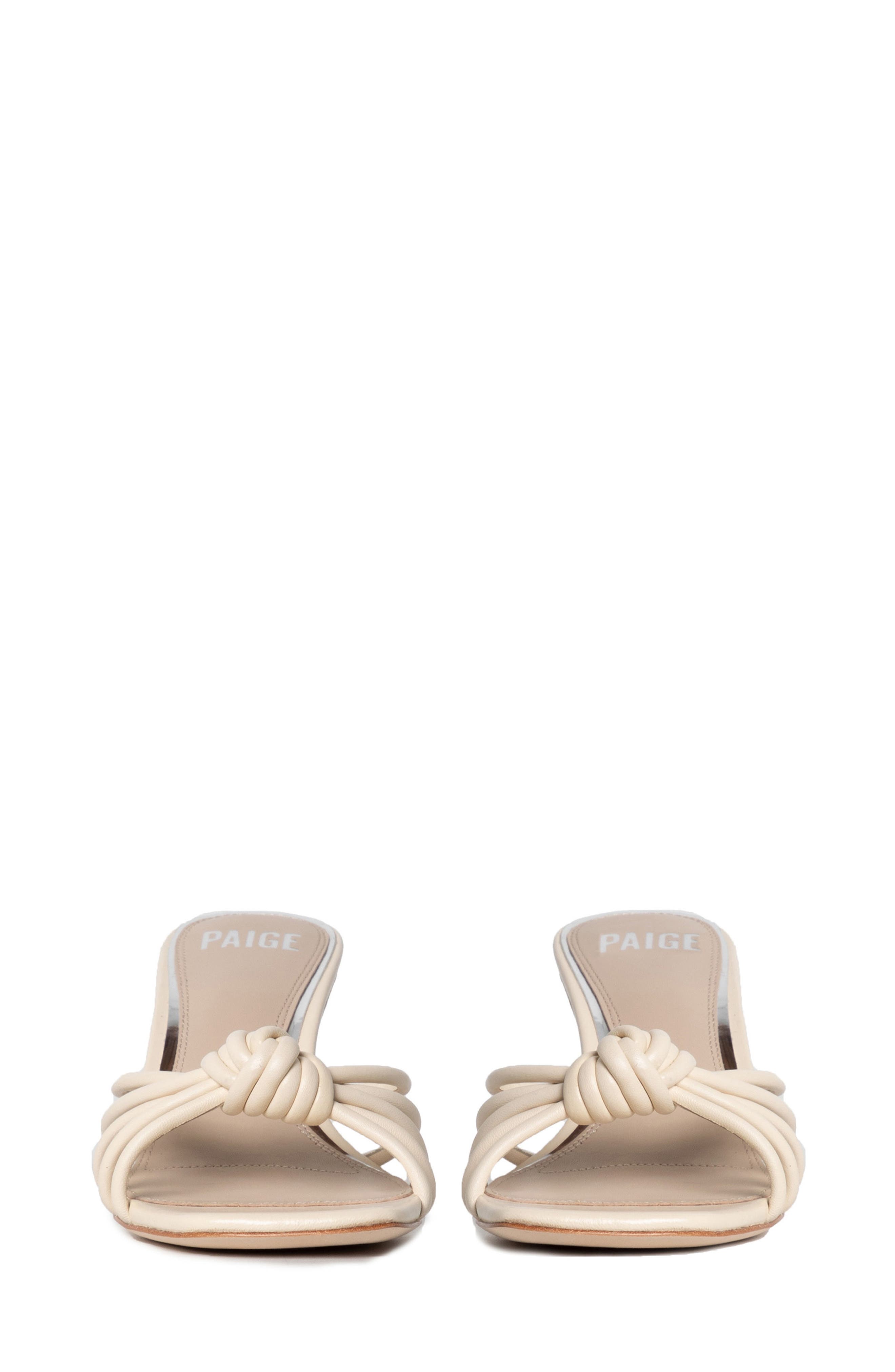 PAIGE Sydney Wedge Sandal, Alternate, color, Bone