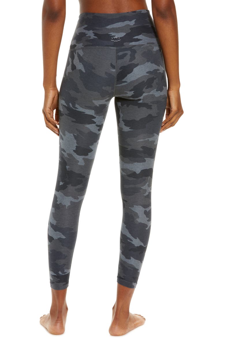 Beyond Yoga SoftMark Caught in the Midi High Waist Leggings, Alternate, color, Silver Mist Camo
