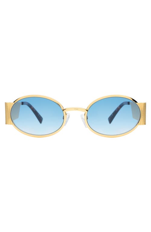 Lyndon Eyewear Belle Meade Sunglasses in Gold Havana /Blue  product