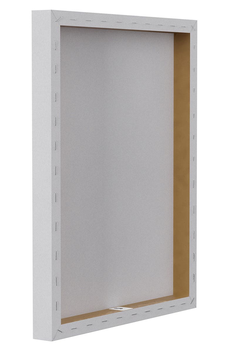 Stupell Industries Cosmo Bow Framed Canvas Wall Art, Alternate, color, Pink