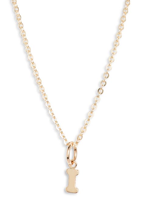 Initial Pendant Necklace