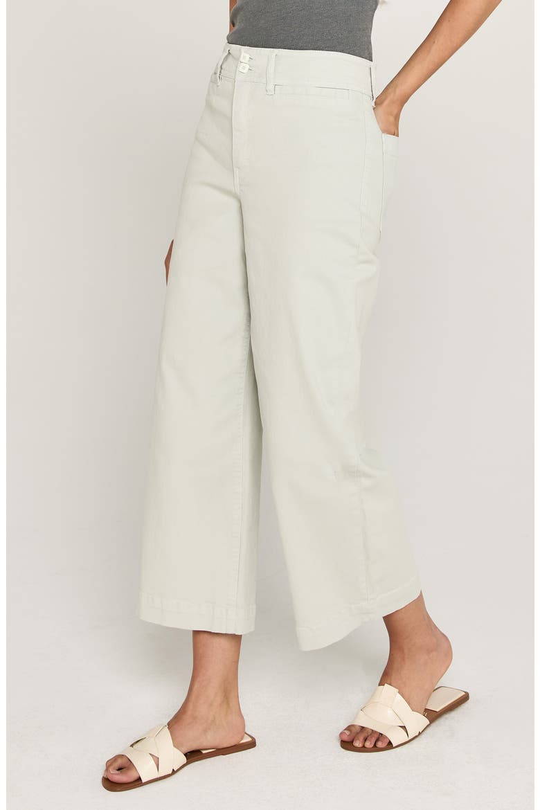 Gemma Stretch Cotton Crop Pants, Main, color, CRYSTAL