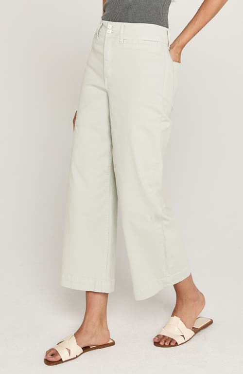 Unpublished Gemma Stretch Cotton Crop Pants In Crystal