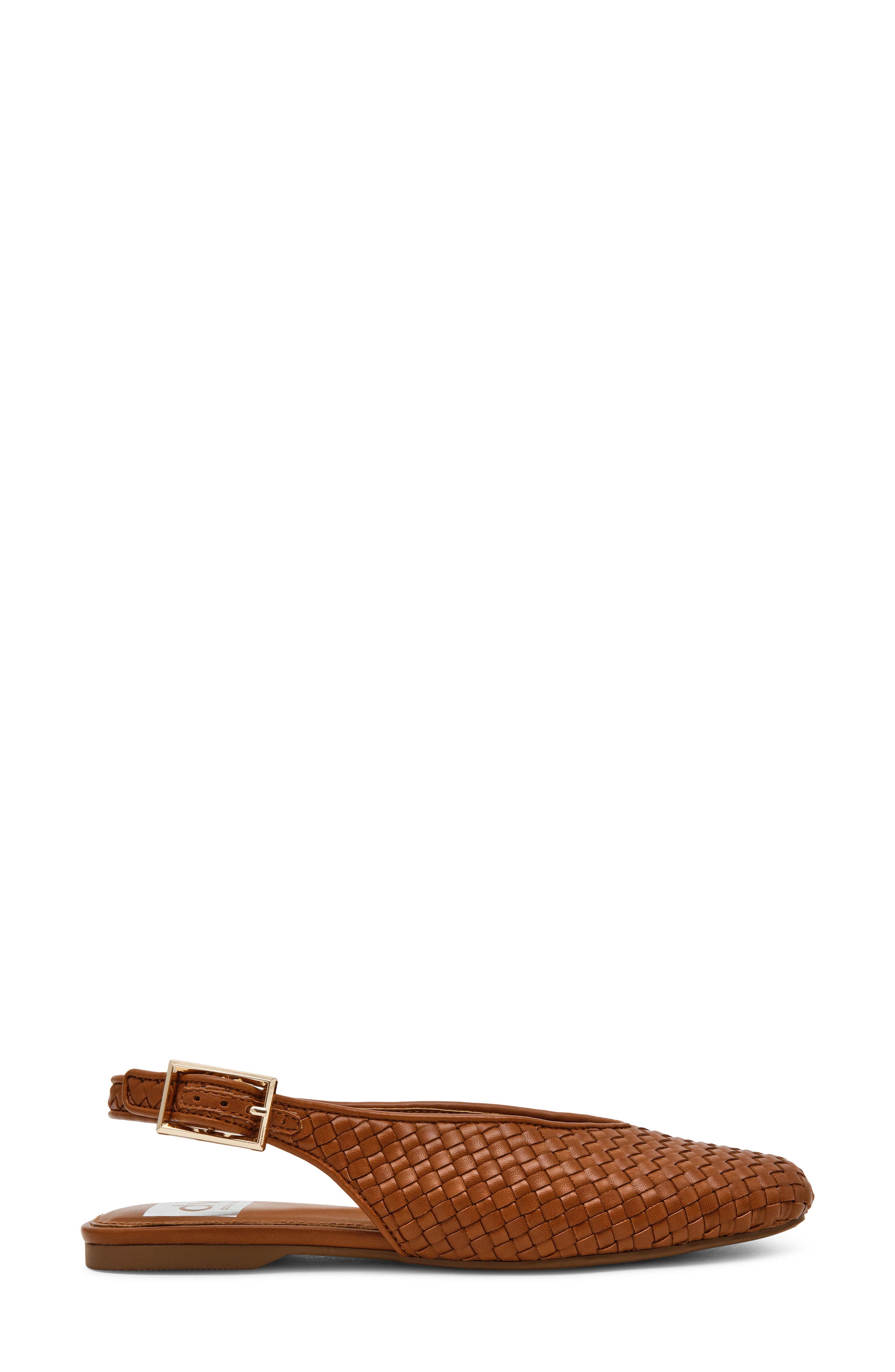 Metty Slingback Flat, Alternate, color, CHESTNUT