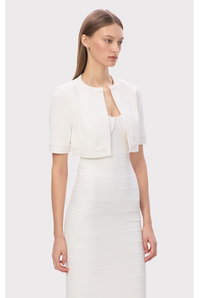 The Marie Bolero, Alternate, color, ALABASTER