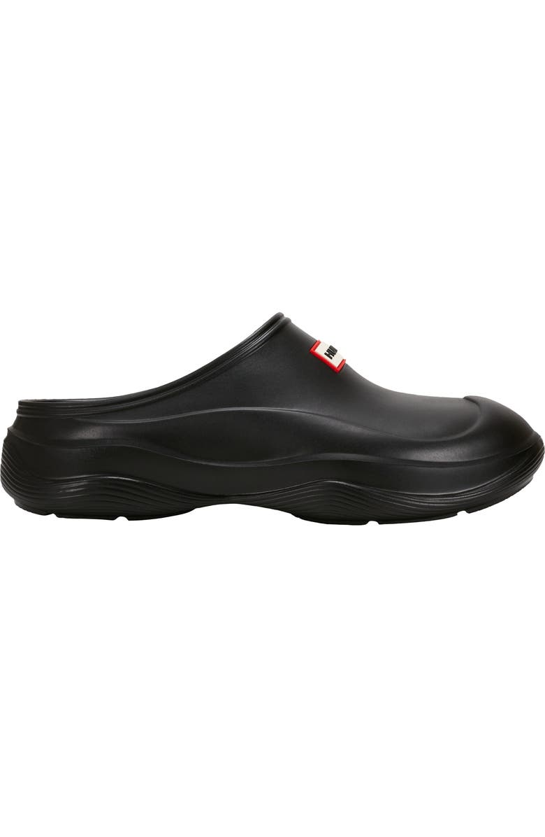 Hunter Elena Water Resistant Clog, Alternate, color, Black 001