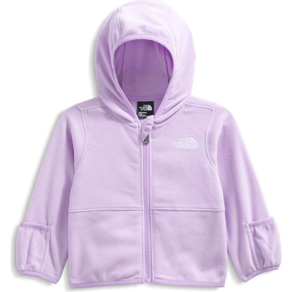 The North Face Baby Kids Glacier Full Zip Hoodie In Purple