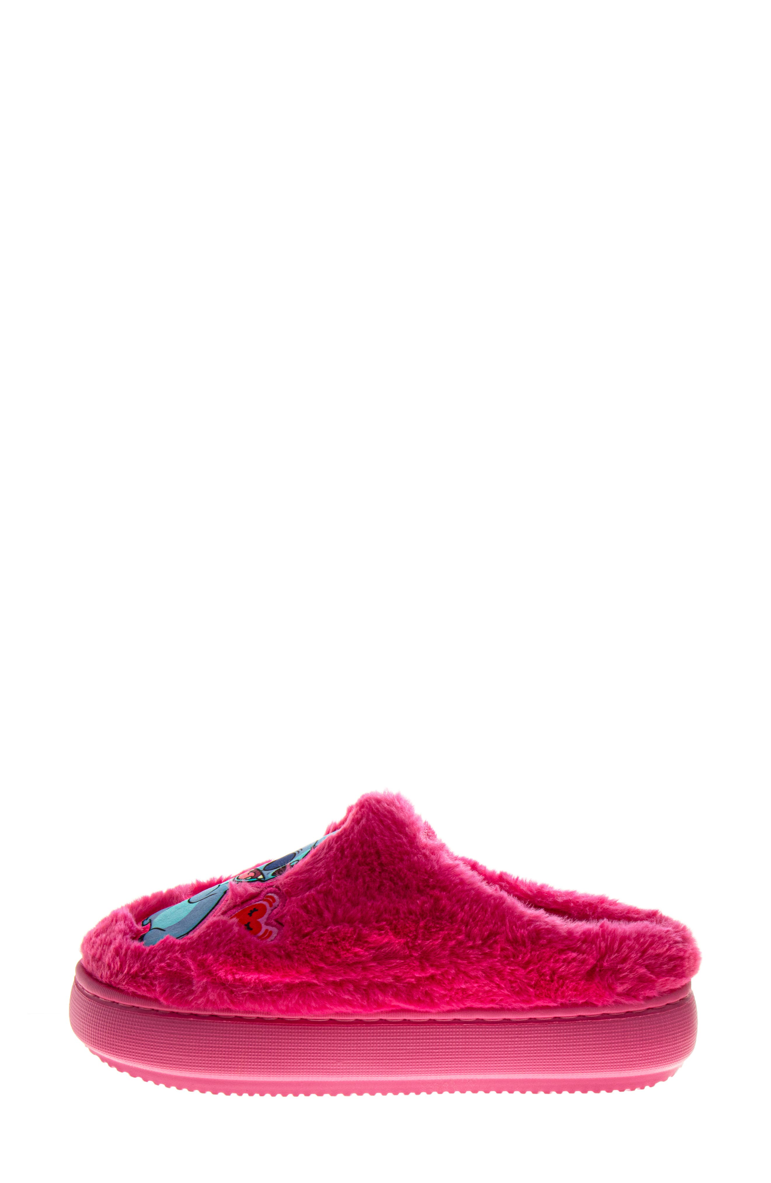 Kids' Disney Stitch & Angel Slipper, Alternate, color, FUCHSIA