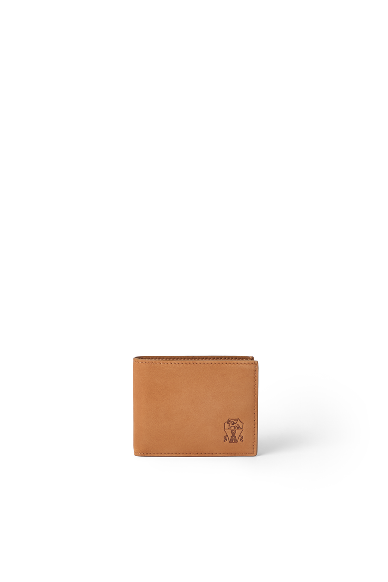 Nubuck wallet, Main, color, Cognac