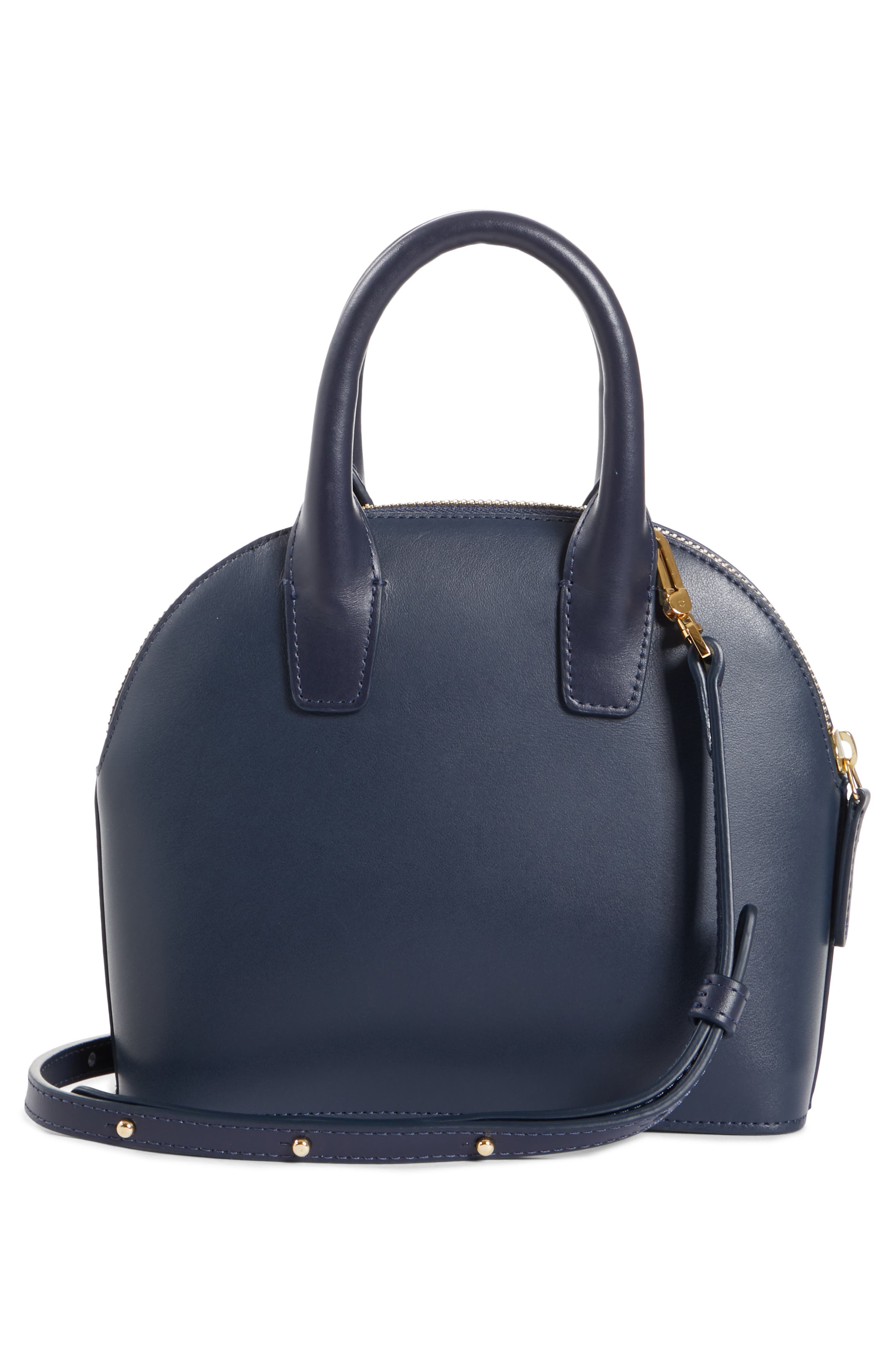 Mansur Gavriel Mini Top Handle Rounded Leather Bag, Alternate, color, 