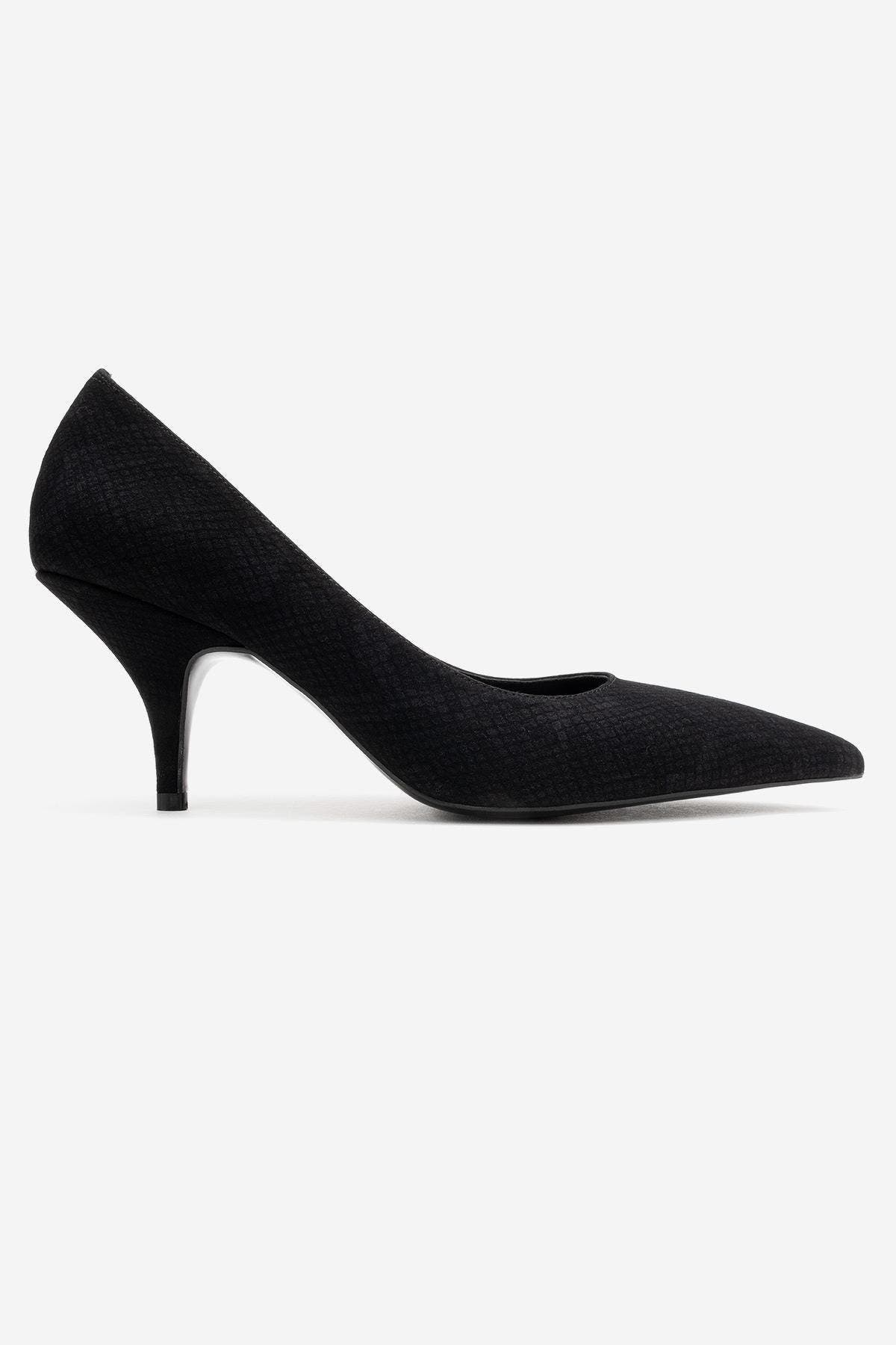 Prologue Shoes Marcus Pointed Toe Pump, Alternate, color, Black Pattern