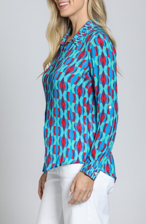 Apny Print Button-up Shirt