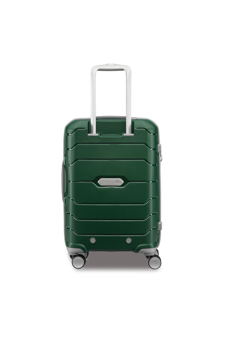 Freeform Hardside Expandable 21" Carry On Spinner Luggage, Alternate, color, Pine Green